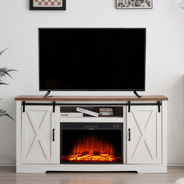 Gracie Oaks Jackthomas 63inch Fireplace TV Stand & Reviews Wayfair